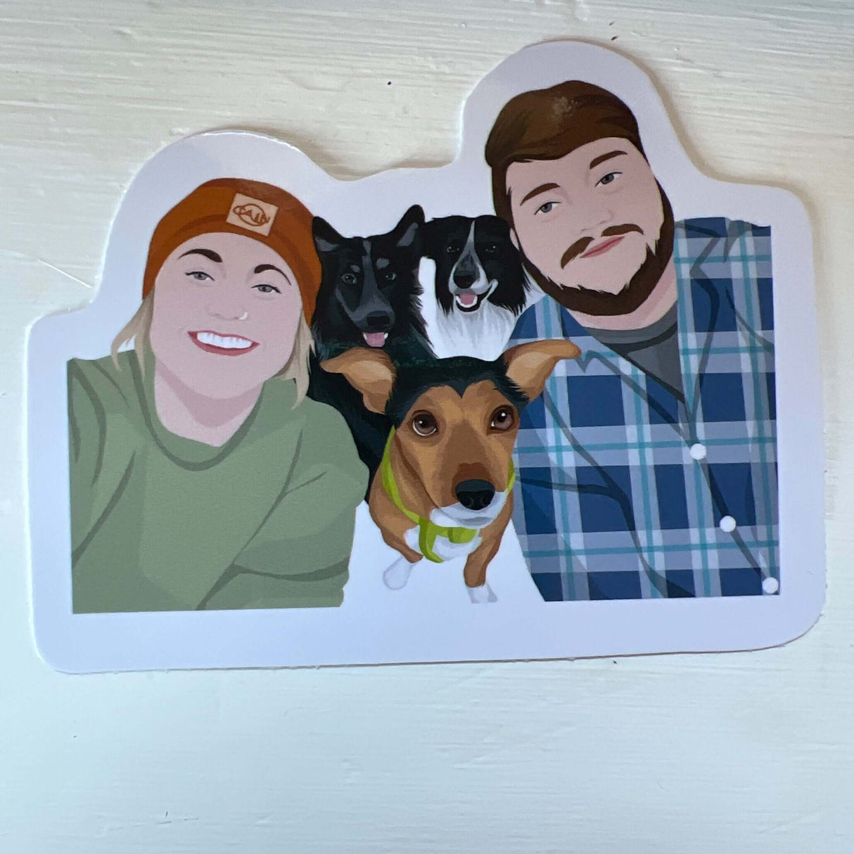 Custom Dog & Owner Stickers