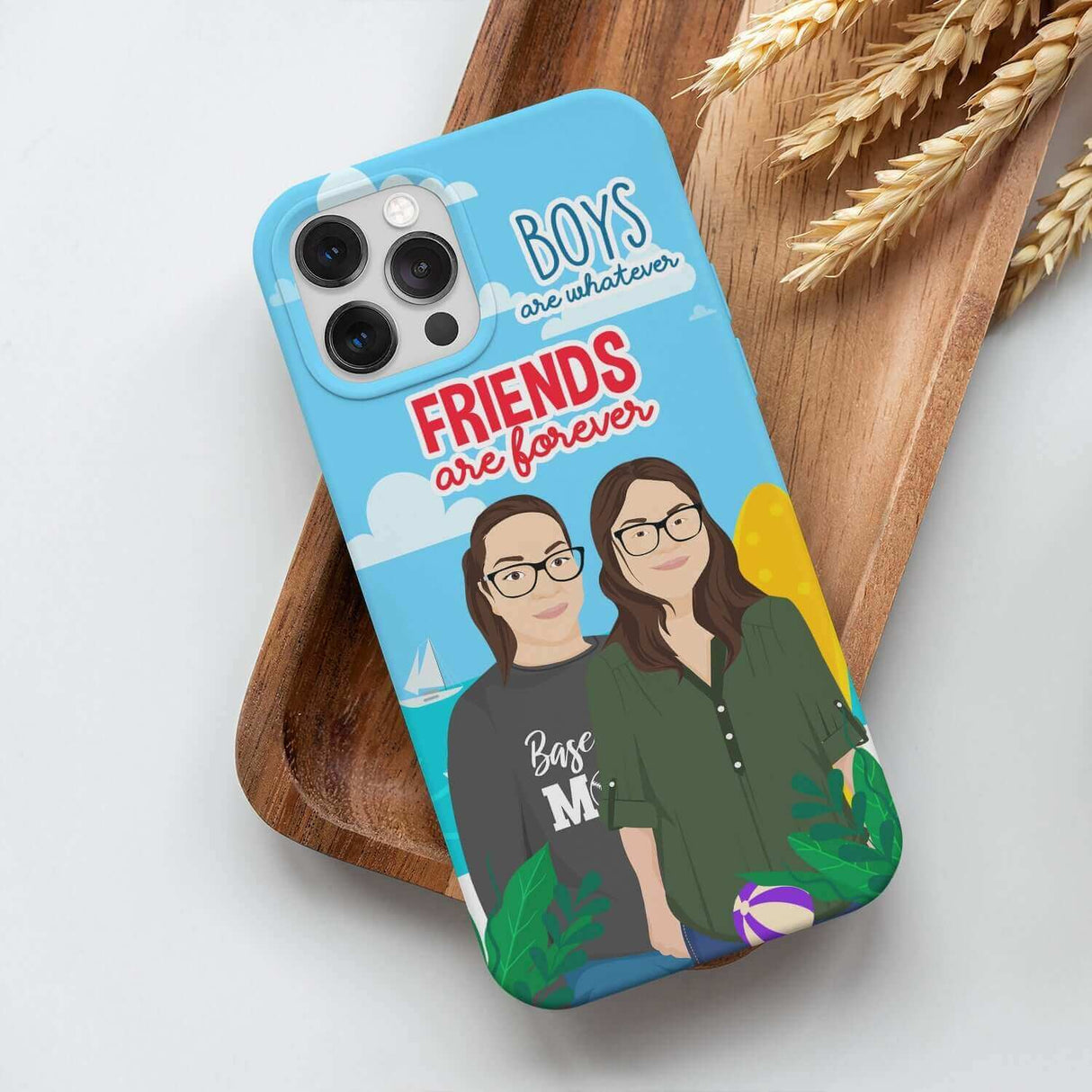 Boys are Whatever Friends are Forever Phone Case Personalized