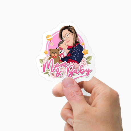 Personalized Mother and Baby Stickers