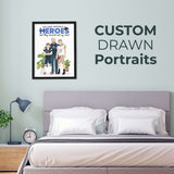 Dad Hero Frame Personalized