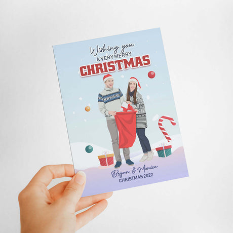 Personalized Family Christmas Card