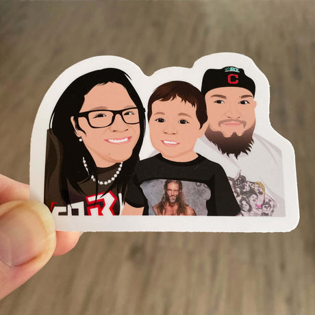 Custom Family Photo Stickers