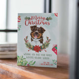 Personalized Dog Christmas Card