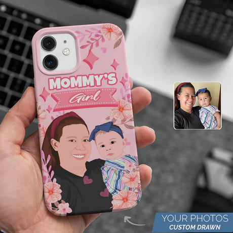 Mommys Girl Phone Case Personalized