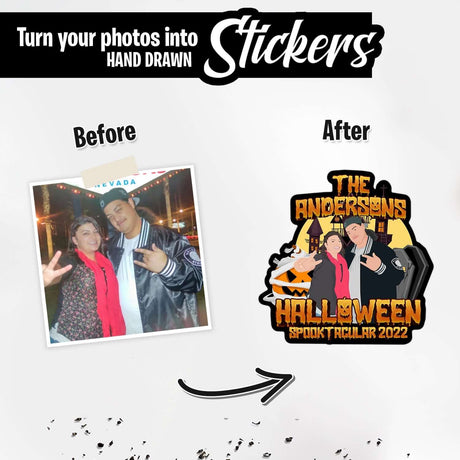 Family Spooktacular Sticker Personalized