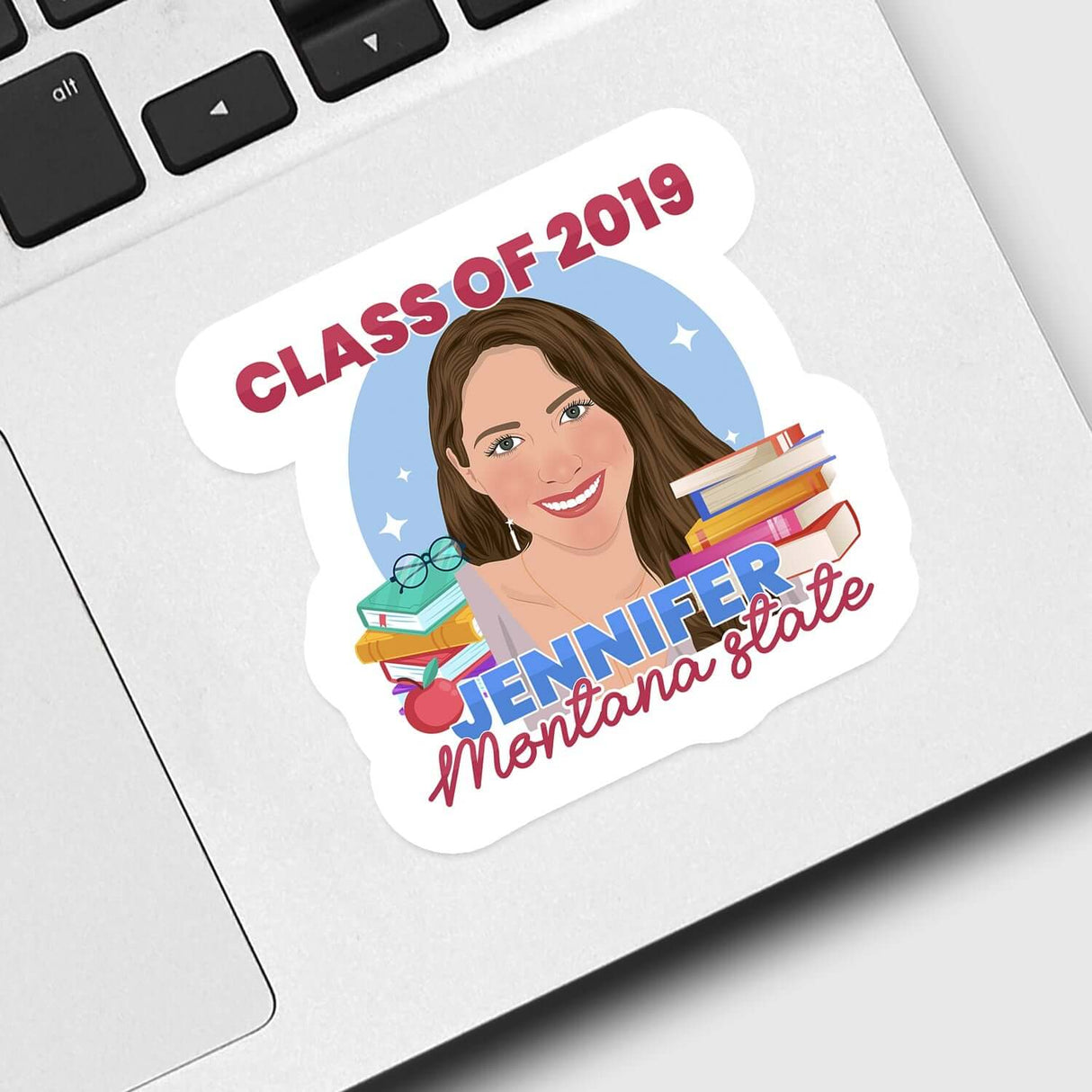 Class of School Year Sticker Personalized