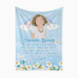 To My Granddaughter Blanket Personalized
