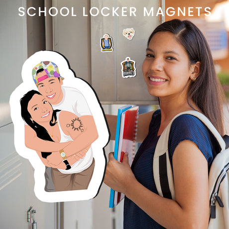 Custom School Locker Magnets