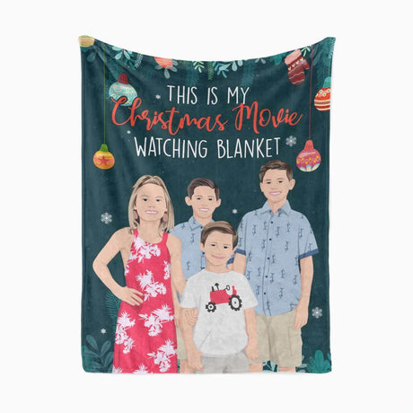 This is My Christmas Movie Watching Blanket Personalized