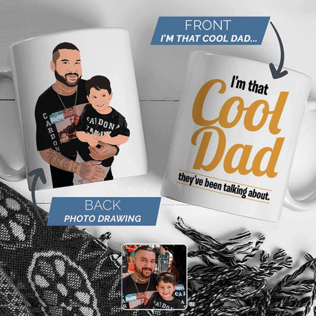 Personalized Cool Dad Mug