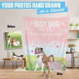 Best Dog Ever Blanket Personalized