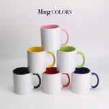 Custom Pet Portrait Colored Mug