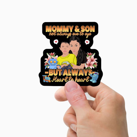 Personalized Mother with Son Stickers