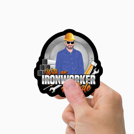 Ironworker Attitude Sticker Personalized