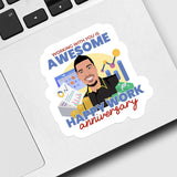 Working with You Is Awesome Sticker Personalized