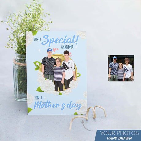 Personalized Grand Mothers Day Card