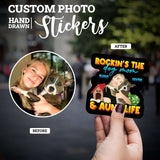Personalized Family Dog Mom Stickers