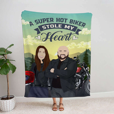 Custom Biker Blanket