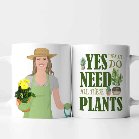 Personalized Plant Lady Mug