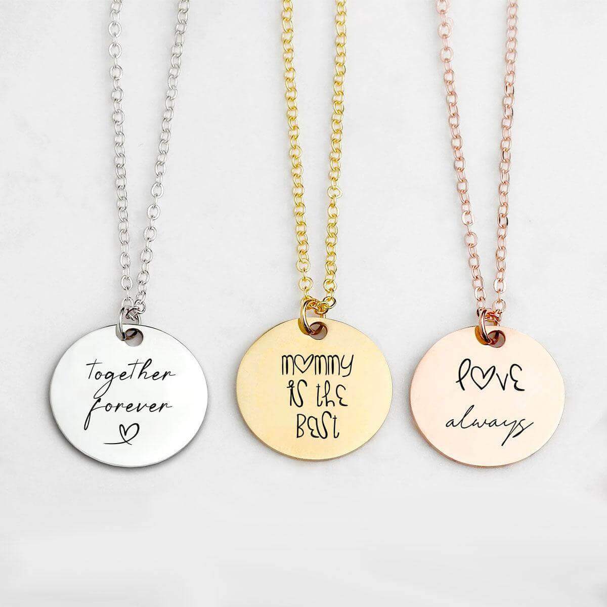 Handwritten Personalized Necklaces
