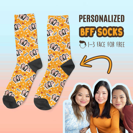 Personalized BFF Photo Socks