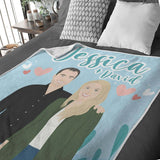 Personalized Hand-Drawn Blanket for Your Loved One